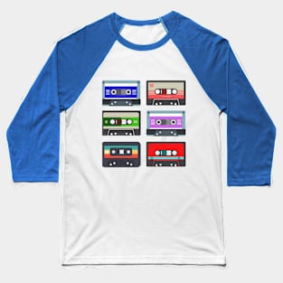 Music Classic Cassettes Baseball T-Shirt